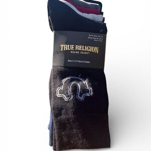True Religion Men's Crew Socks NWT